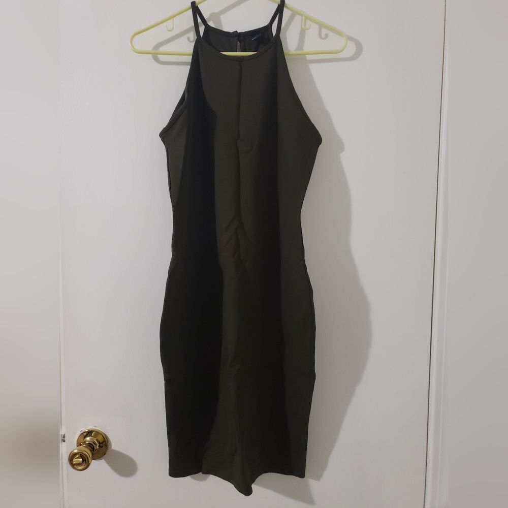 Windsor Green Bodycon Dress - Picture 2 of 4